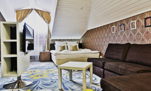 Студия мансарда одноместное/двухместное размещение