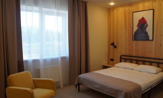 Стандартный номер с одной двуспальной кроватью